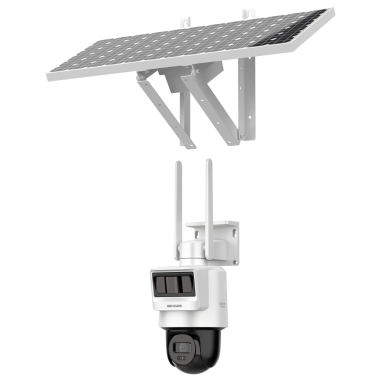 Cámara IP domo PT Solar 4G con panel fotovoltaico