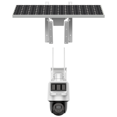 Cámara IP domo PT Solar 4G con panel fotovoltaico