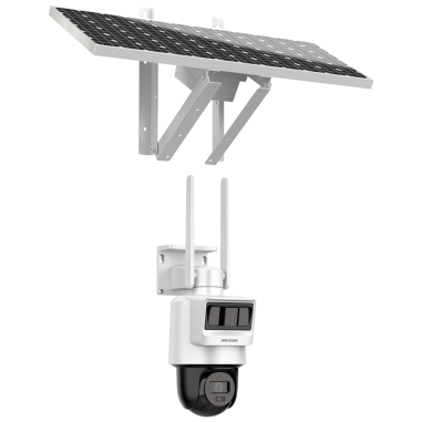 Cámara IP domo PT Solar 4G con panel fotovoltaico