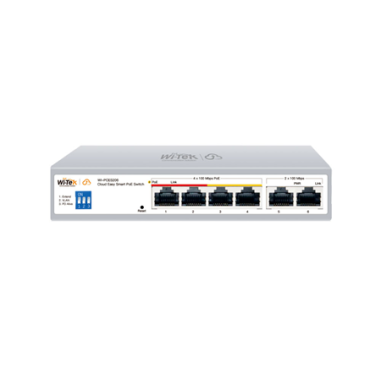 Switch PoE gestionado 4 puertos Wi-Tek nube...