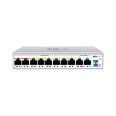 Switch PoE gestionado 8 puertos Wi-Tek nube...
