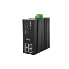 Switch PoE Gigabit 4 puertos Wi-Tek industrial...