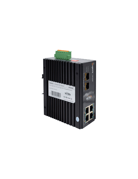 Switch PoE Gigabit 4 puertos Wi-Tek industrial profesional inteligente SFP