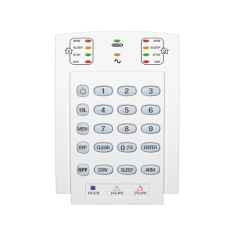 Teclado LED alarma seguridad Paradox 10 zonas con teclado...