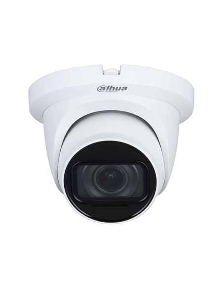 Cámara Domo Dahua 2MP PoC StarLight 4 en 1 Exterior Smart IR 60m IP67 con Micrófono