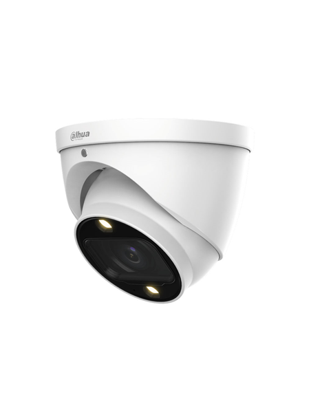 Cámara Domo Dahua 2MP Full Color 4 en 1 Smart Light 40m IP67 con Micrófono