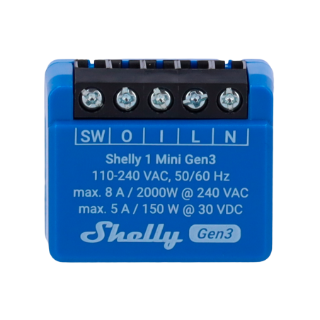 Shelly 1 Mini Gen3