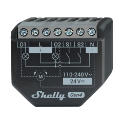 Relé Shelly 2PM Gen4