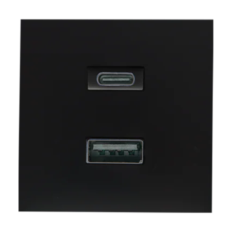 Shelly USB charger for Wall Display Stand Black