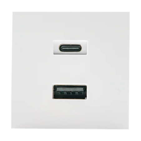 Shelly USB charger for Wall Display Stand White - Cargador USB-A & USB-C