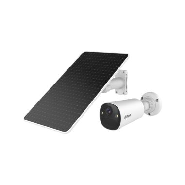 Cámara IP Dahua de 4MP con 4G, batería y panel...