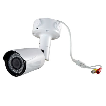 Cámara Bullet 4 en 1 (HDCVI/HDTVI/AHD/CVBS)  1080p Full HD exterior, lente varifocal 2.8~12mm y visión nocturna 35m