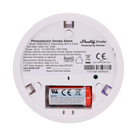 Shelly Plus Smoke Alarm