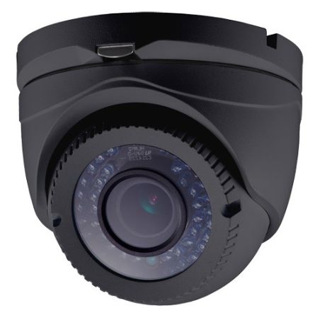 Cámara Domo 4 en 1 (HDCVI/HDTVI/AHD/CVBS) Safire 1080p Full HD, exterior, óptica varifocal 2.8 ~ 12mm, visión nocturna 40m