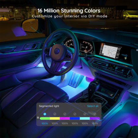 Luces Led para interior de coche