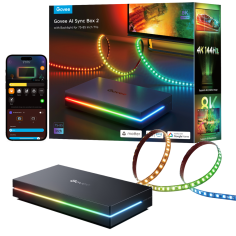 Retroiluminación de TV AI Sync Box 2 – Ultra Precisa