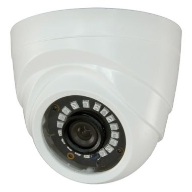 Cámara Domo 4 en 1 (HDCVI/HDTVI/AHD/CVBS)  720p HD interior, optica fija 3.6mm y visión nocturna 20m