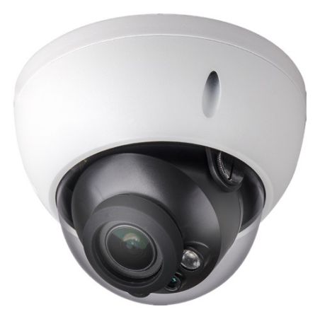 Cámara IP domo 4mpx, exterior, óptica varifocal motorizada  PoE ONVIF y visión nocturna de 60m