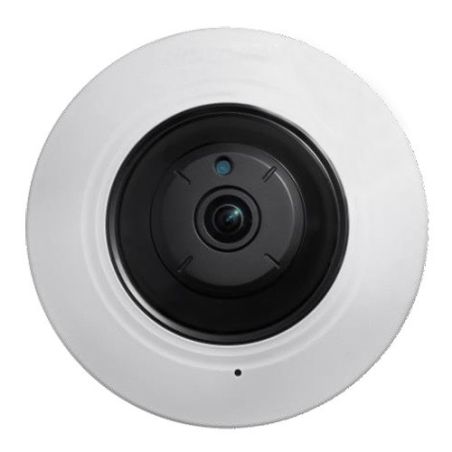 Cámara IP domo 5mpx, interior, óptica fija fisheye  PoE ONVIF y visión nocturna de 8m