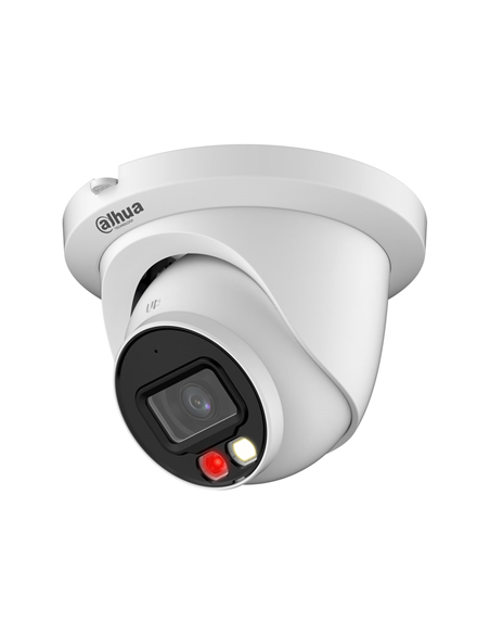 Domo IP Exterior 4MP con Iluminación Dual y Micrófono Dahua