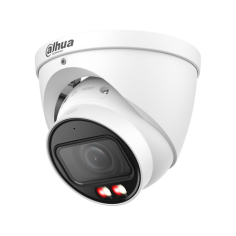 Domo IP 2MP exterior con Smart Dual Light y micrófono