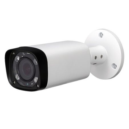 Cámara IP Bullet, resolución 2Mpx, ONVIF, PoE, óptica varifocal, visión nocturna 30m, exterior.