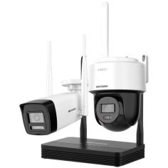 Kit Videovigilancia WiFi Hikvision con NVR 4CH, Cámara...