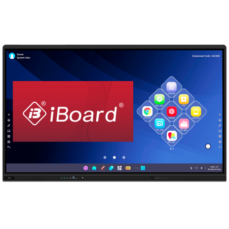 Pantalla interactiva 4K profesional IBOARD 75 pulgadas Android 14