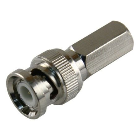 Conector BNC macho para enroscar