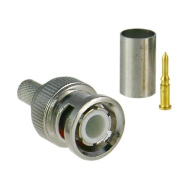 Conector  BNC para crimpar Compatible con Microcoaxial
