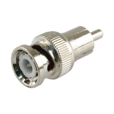 Conector BNC hembra a RCA macho