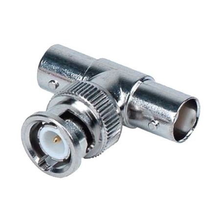 Conector BNC hembra a RCA macho