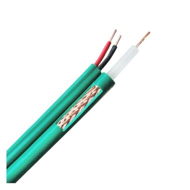 Cable coaxial KX6 Vídeo y alimentación Rollo de 100 metros