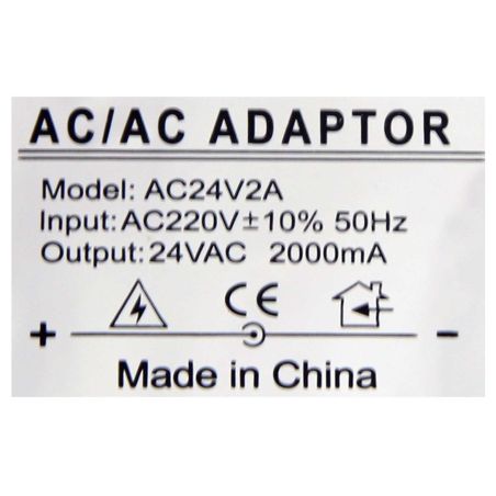 Transformador AC/AC  Entrada AC 220 V Salida AC 24 V 2 A