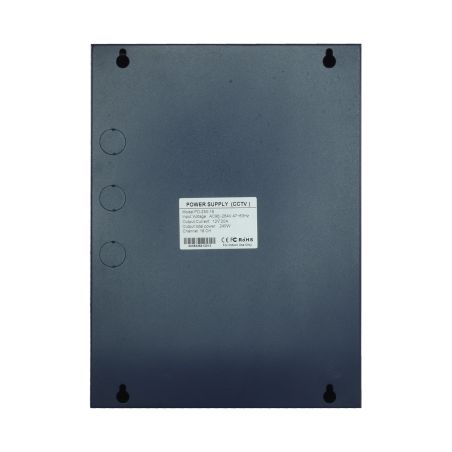 Caja de distribución de alimentación 1 entrada AC 110 V ~ 220 V 18 salidas por par de cobre