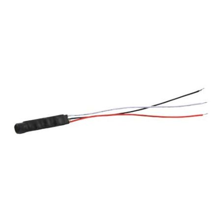 Micrófono externo para cámara con conector por terminal por cable