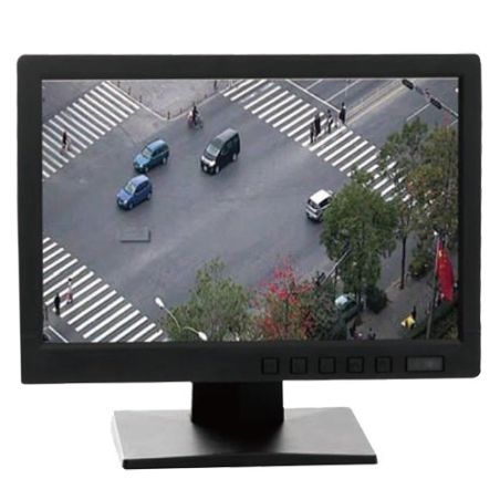 Monitor LED 10" Altavoces integrados salida BNC