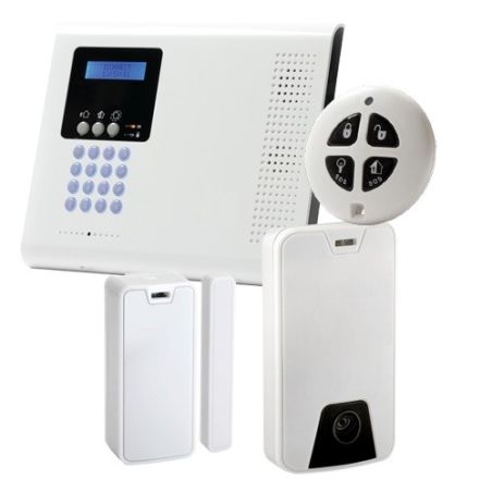 Kit de alarma profesional bidireccional Comunicación LAN/GPRS/GSM Inalámbrico 868 MHz