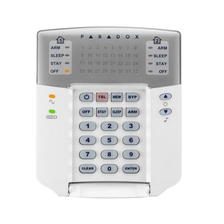 Teclado de leds de 32 zonas con switch anti tamper + entrada de zona
