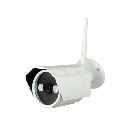 Cámara IP Wifi Bullet, resolución 1.3Mpx, ONVIF, PoE, óptica fija de 3.6mm, visión nocturna 15m, exterior.