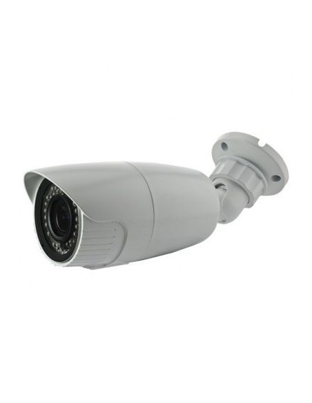 Cámara Bullet 4 en 1 (HDCVI/HDTVI/AHD/CVBS)  1080p Full HD exterior, lente varifocal 2.8~12mm y visión nocturna 40m