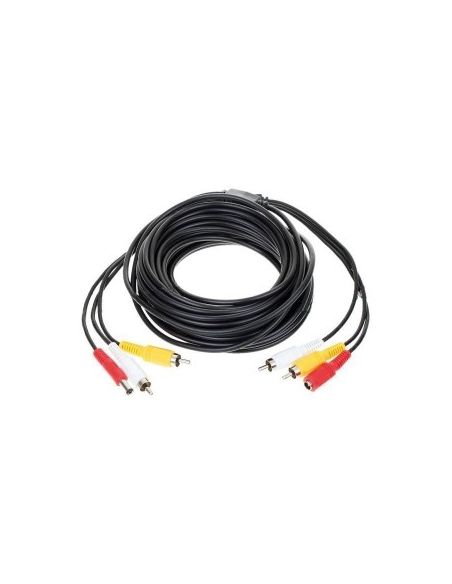 Cable combinado video audio alimentacion 10m