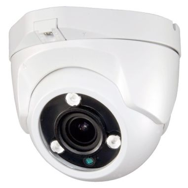 Cámara Domo 4 en 1 (HDCVI/HDTVI/AHD/CVBS)  1080p Full HD, exterior, lente motorizada 2.8 ~ 12mm, visión nocturna 40m, audio