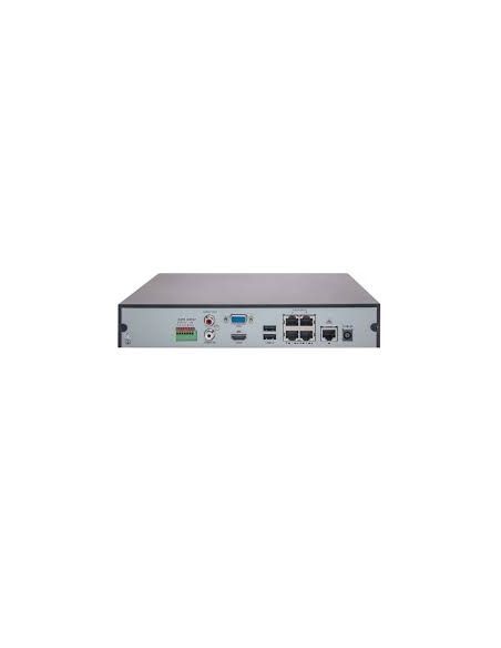 KIT DE VIDEOVIGILANCIA IP POE  1 CÁMARA DOMO EXT/INT 3MPX ÓPTICA FIJA MÁS GRABADOR NVR DE 4 CANALES.