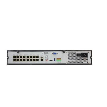 KIT DE VIDEOVIGILANCIA IP POE  12 CÁMARAS DOMO EXT/INT 3MPX ÓPTICA FIJA MÁS GRABADOR NVR DE 16 CANALES.
