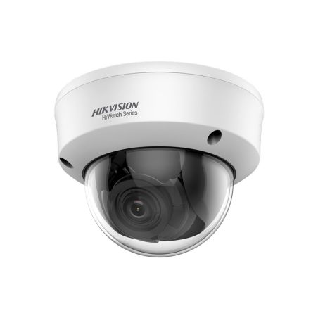 Domo 4 en 1 de HIKVISION con iluminación Smart IR de 40 m, antivandálico para exterior.  1MP. Óptica varifocal de 2,8~12