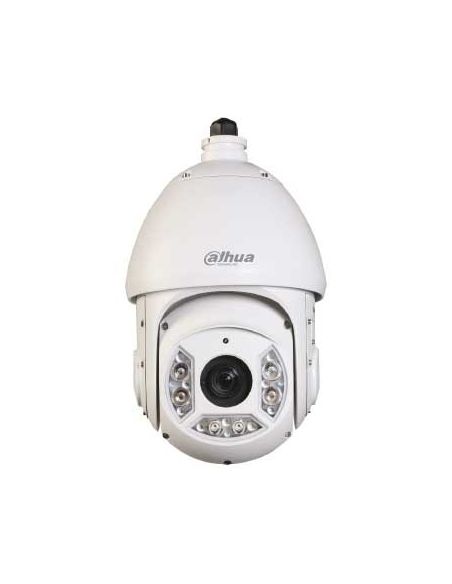 Domo motorizado HDCVI de 160°/seg. con iluminación IR de 150 m para exterior, 2MP,24 mascaras de privacidad, Alarma