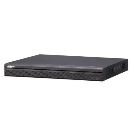 Grabador IP Dahua de 16 canales y 12 Mpx. con alarmas.