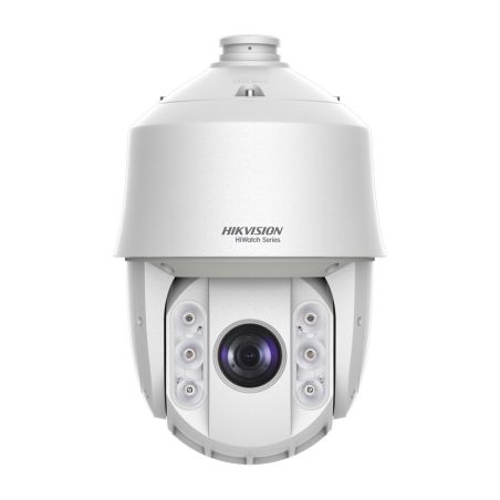 DOMO MOTORIZADO IP SERIE HIWATCH™ DE HIKVISION® DE 120°/SEG CON SMART IR DE 150M, APTA PARA EXTERIOR