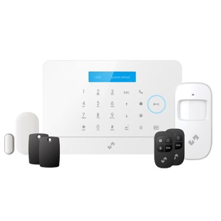 Kit Alarma NIVIAN inalámbrica doble vía GSM/WiFi sin cuotas